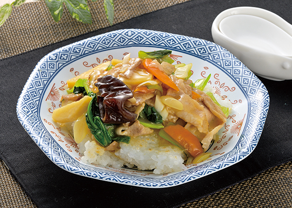 【低たんぱく食おすすめレシピ】「低たんぱくごはん」の中華おこげ⾵