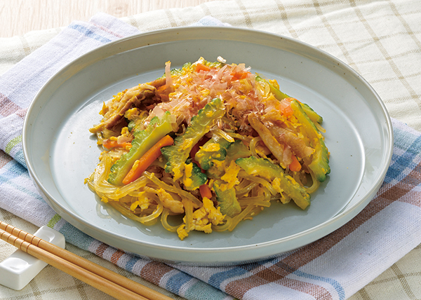 【低たんぱく食おすすめレシピ】【保存期 主菜】ゴーヤチャンプルー